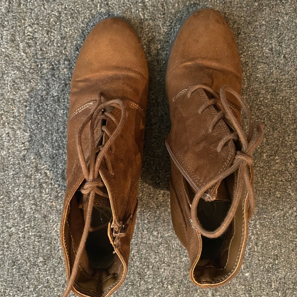 Brown Booties - Picture 2 of 4